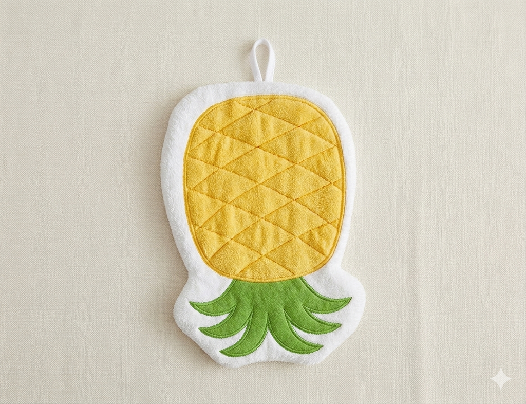 Cute Fruit Embroidered Hand Towels