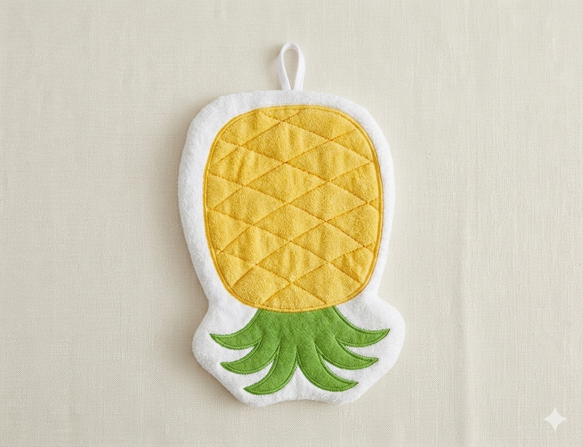 Cute Fruit Embroidered Hand Towels