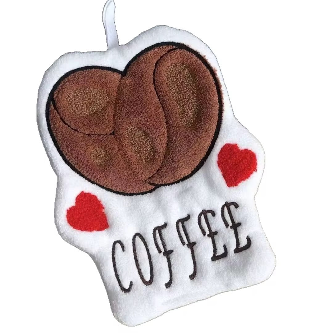 Cute Fruit Embroidered Hand Towels