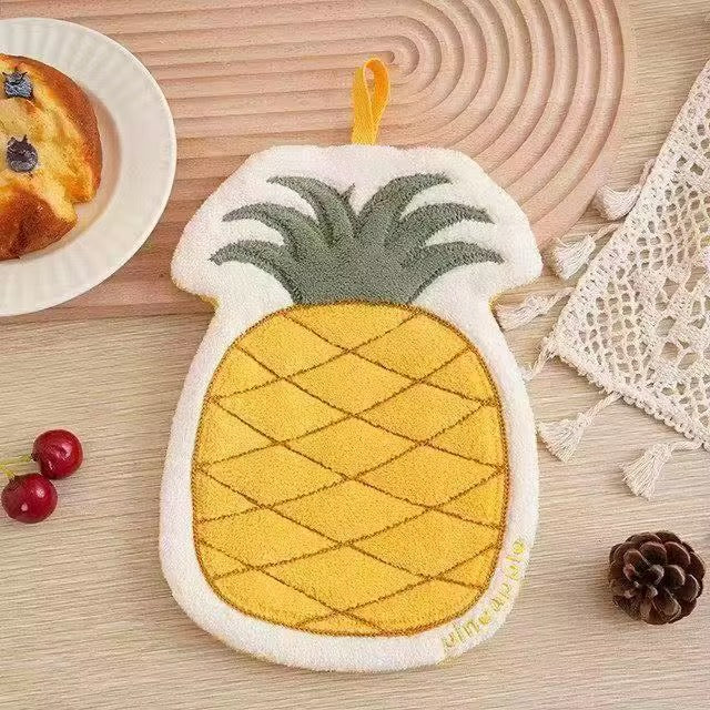 Cute Fruit Embroidered Hand Towels