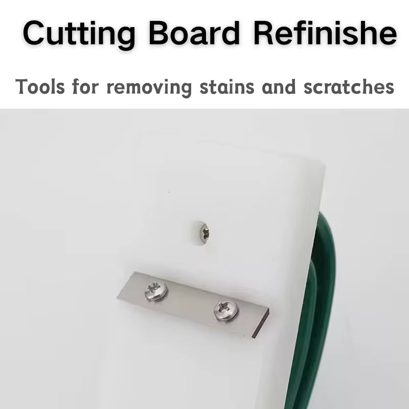 Cutting Board Scraper with Stainless Steel Blade