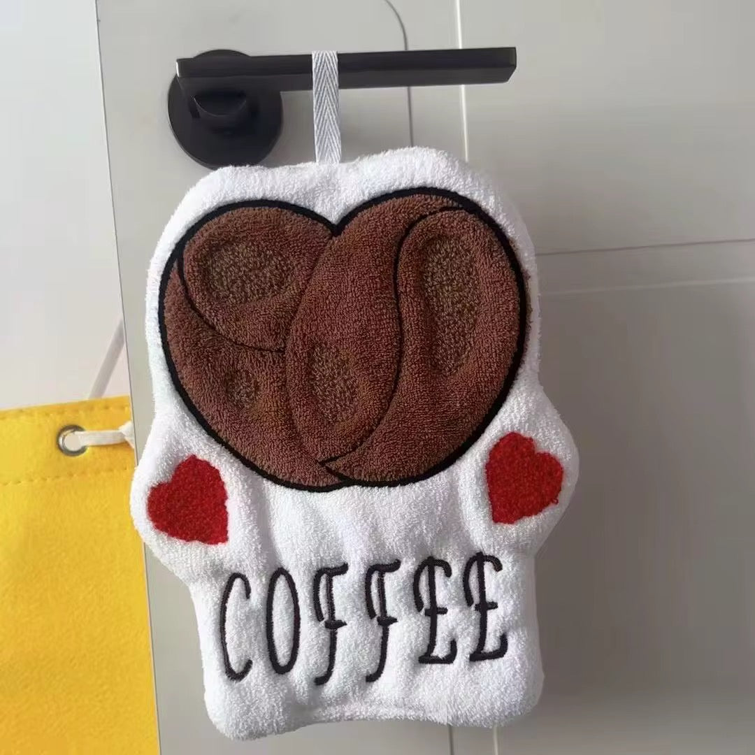 Cute Fruit Embroidered Hand Towels