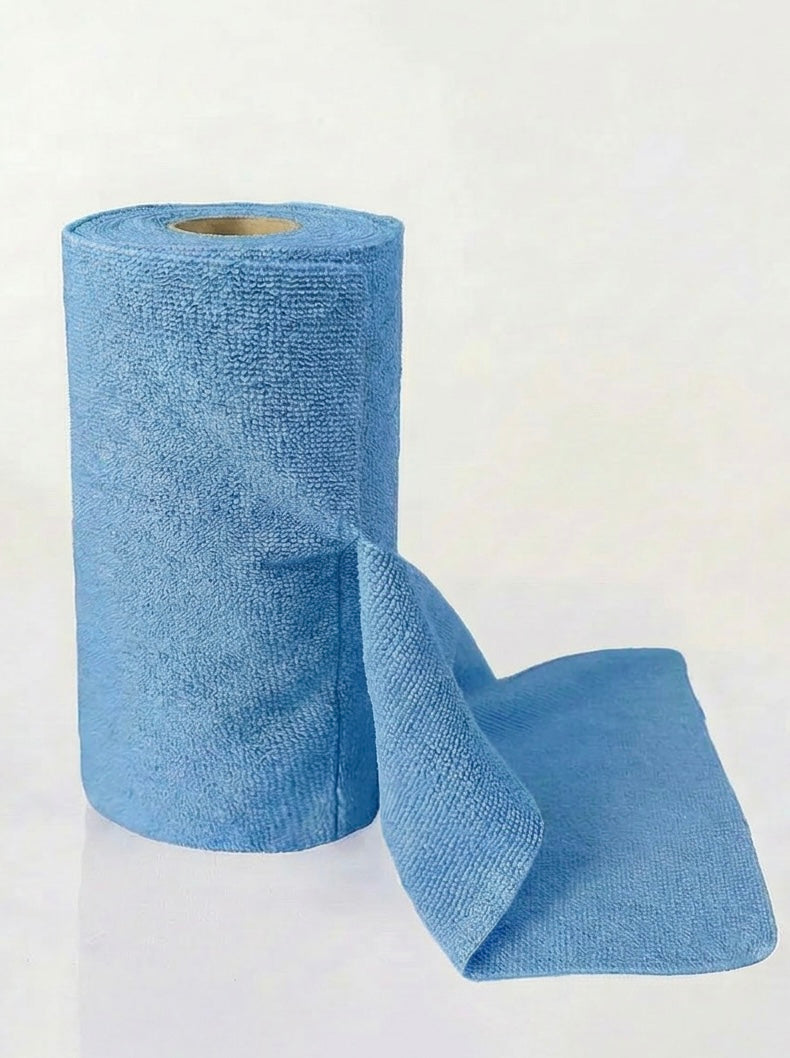 Microfiber Cloth Rolls 25x25cm - 30x30cm 50 Pcs